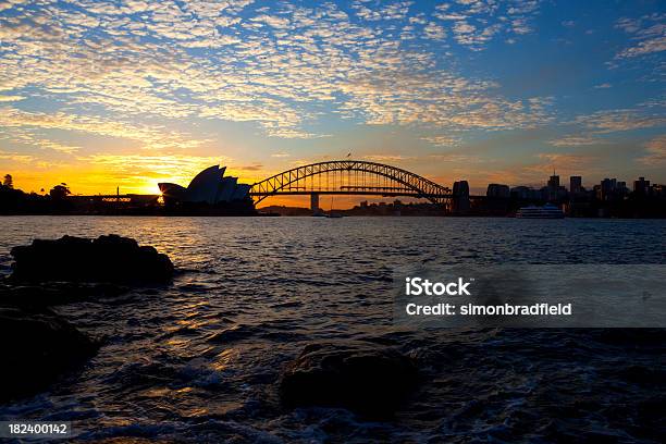 Sydney Pôr Do Sol - Fotografias de stock e mais imagens de Anoitecer - Anoitecer, Austrália, Capitais internacionais