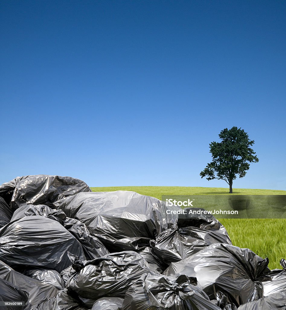 Bereich von Müll - Lizenzfrei Giftmülldeponie Stock-Foto