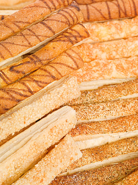 Breadsticks stock photo