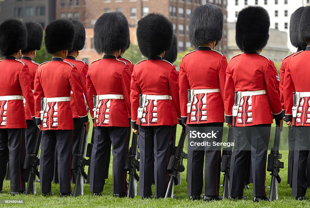 캐나다식 명예 가즈 - 로열티 프리 영국 근위병 스톡 사진