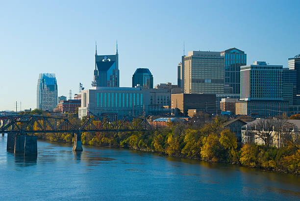 istock Nashville Downtown skyline and river 182400531