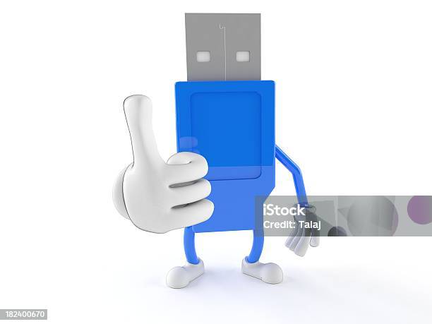 Usb - Fotografias de stock e mais imagens de Azul - Azul, Banda desenhada - Produto Artístico, Branco