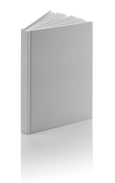 A Blank White Book Slightly Open And A White Background Stock Photo -  Download Image Now - iStock