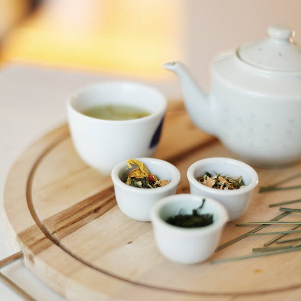 Organic Herbal Tea stock photo