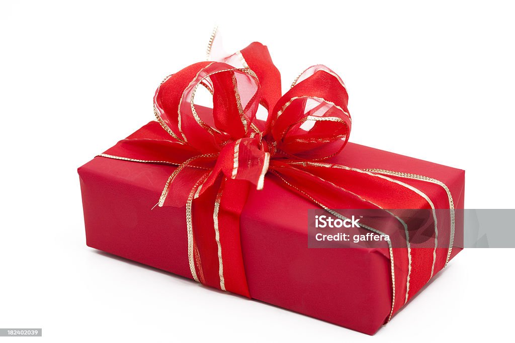 red gift box - Lizenzfrei Band Stock-Foto