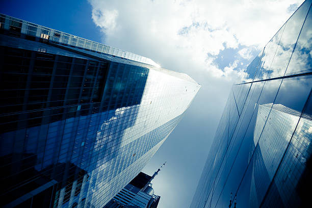 istock Blue Highrise Buildings NYC 182402552