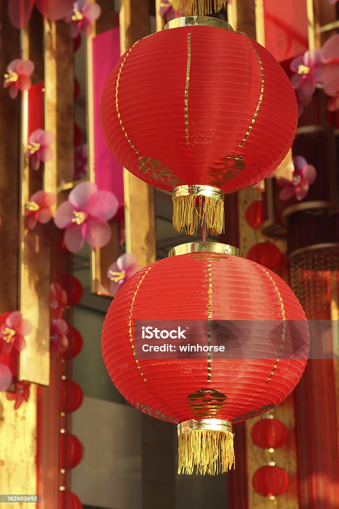 Decorazione di Capodanno cinese - Foto stock royalty-free di Arte