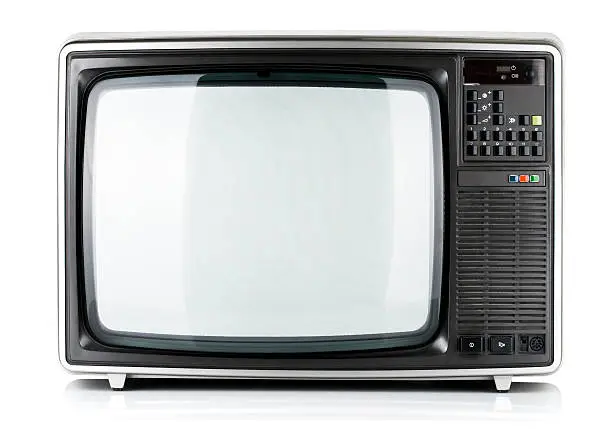 Photo of Old Television isolated