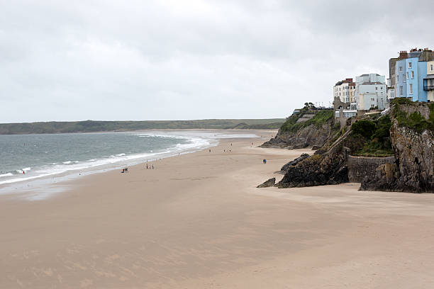 istock The beach and hotels at Tenby 182403298