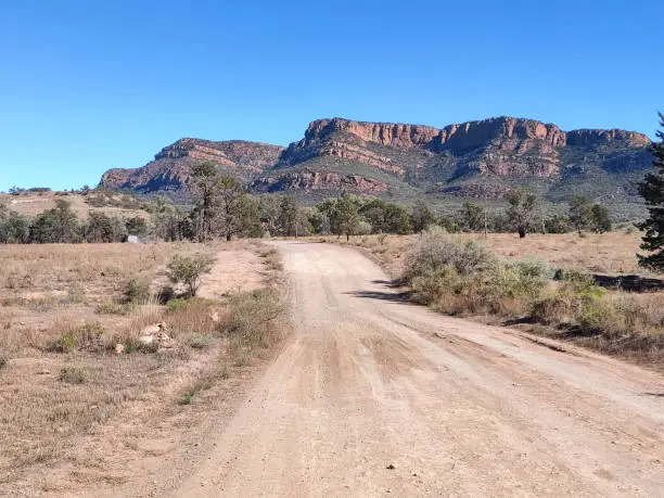 Photo of Dirt road at Wilpena Pound, Flinders Ranges, South Australia