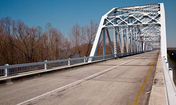 istock 1940s style bridge painted white and restored. 182403576