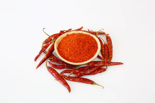 istock Sukhi Lal Mirch or Red Chilli Powder , Indian Spice 1824036455