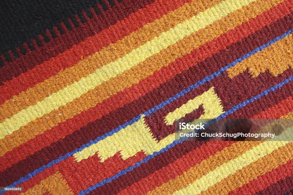 Toalha tecido cobertor Navajo - Foto de stock de Tribo Norte-Americana royalty-free