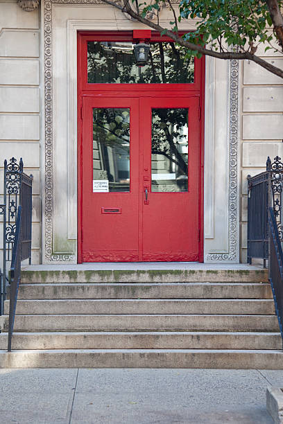 istock urban red doors 182404234