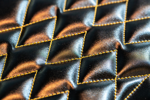 Black leather texture, seat texture