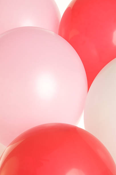 istock Red White and Pink Balloons Background  for Valentine's Day 182404316