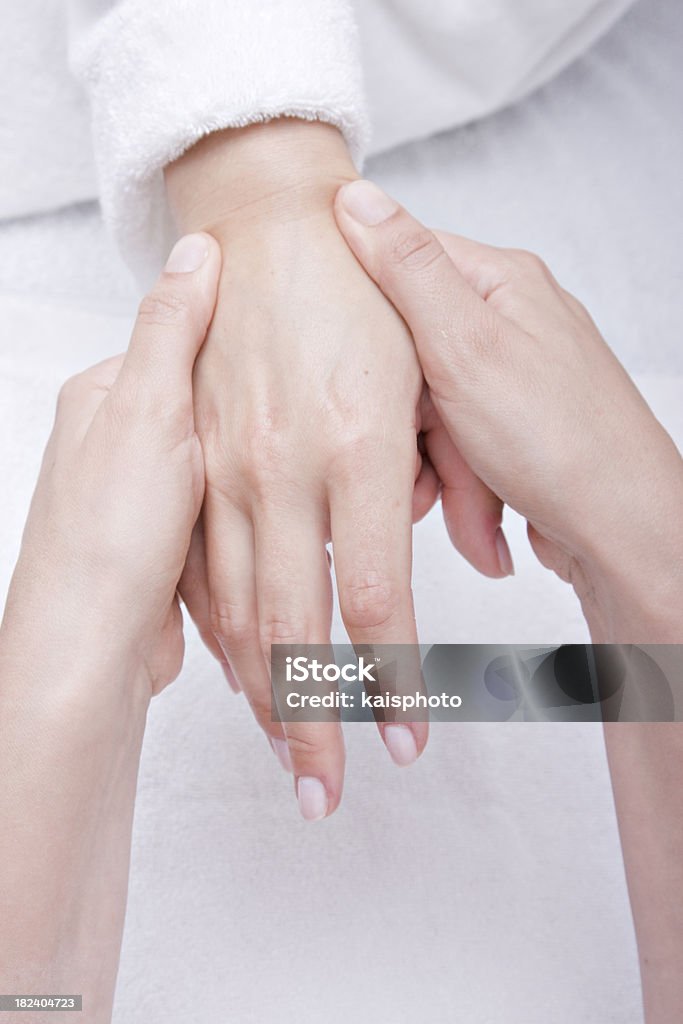 Hand massage - Lizenzfrei Handmassage Stock-Foto