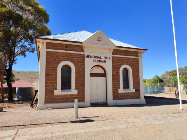 Memorial Hall, Blinman, South Australia - fotografia de stock