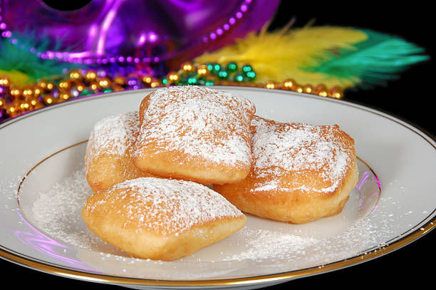 Mardi Gras od słodkich beignet po – zdjęcie