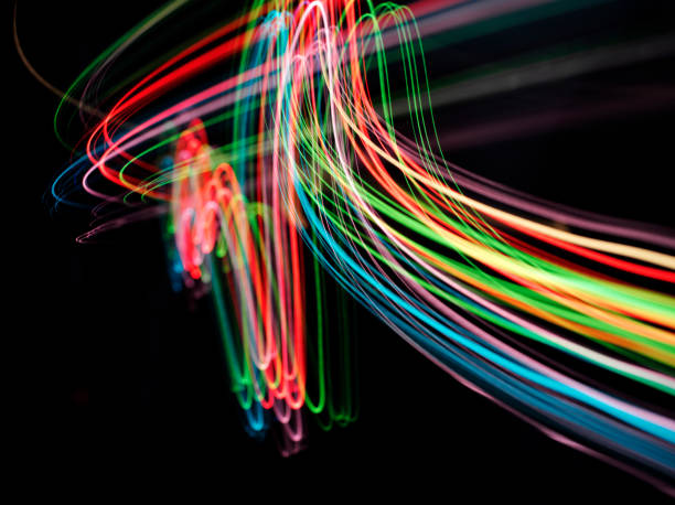 istock Wave of Pyrotechnic Coloured Lights 182407626