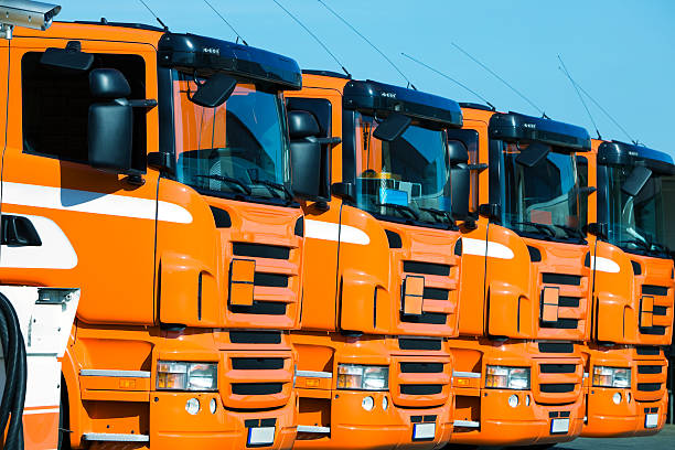Semi-Truck, Road, Night, Mode of Transport, Land Vehicle