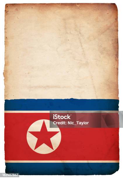 Foto de Bandeira Da Coreia Do Nortexxxl e mais fotos de stock de Antigo - Antigo, Arte, Arte, Cultura e Espetáculo