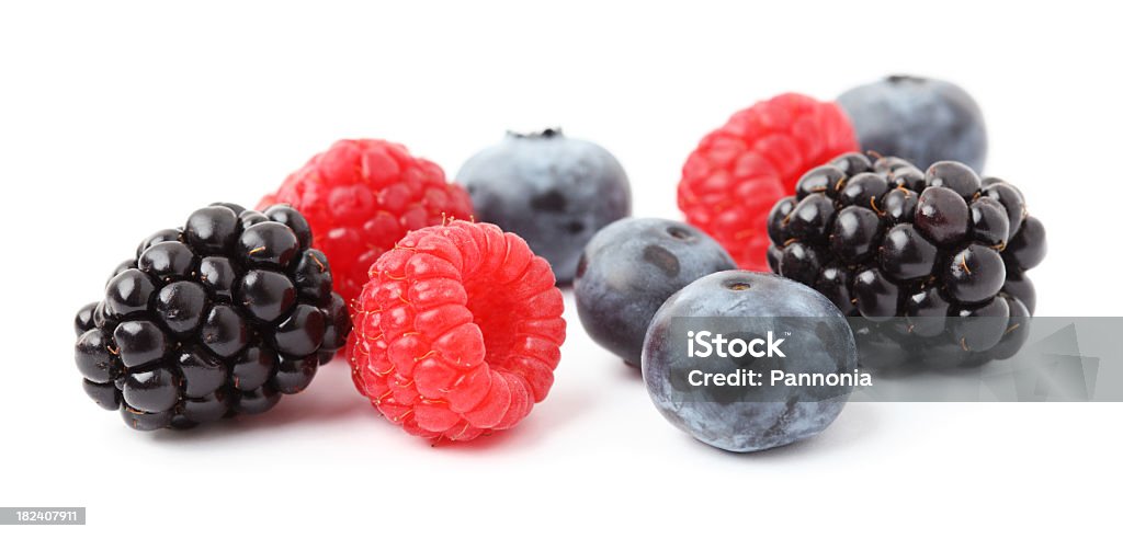 Frutas vermelhas mistas - Foto de stock de Amontoamento royalty-free