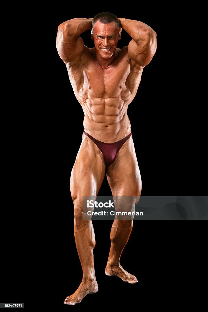 (XXL) Bodybuilder - Foto de stock de Abdomen libre de derechos