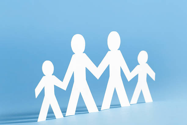 istock Family of four concept 182407995
