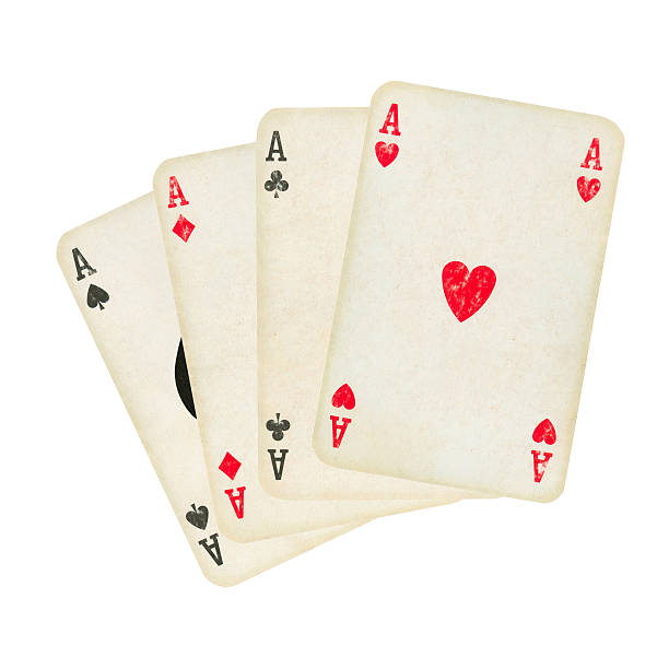 istock Four Aces isolated on white XXXL 182408037