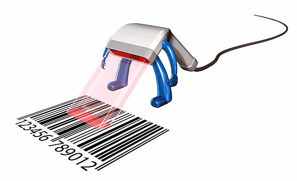 Barcode Barcode scan. laser pen stock pictures, royalty-free photos & images