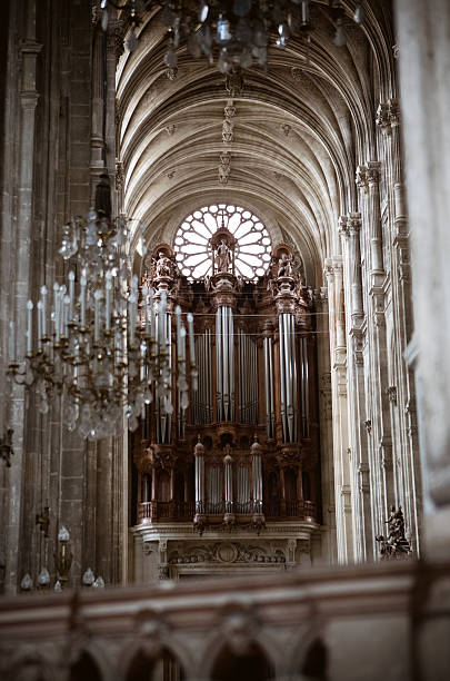 istock Pipe Organ in the Church 182408420