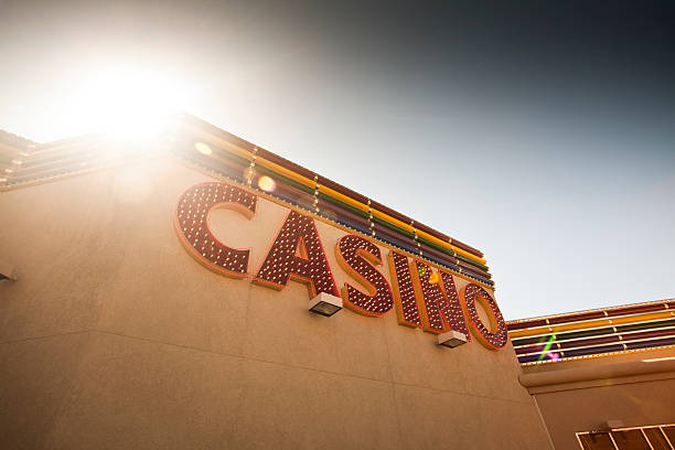 istock Neon casino sign 182408627