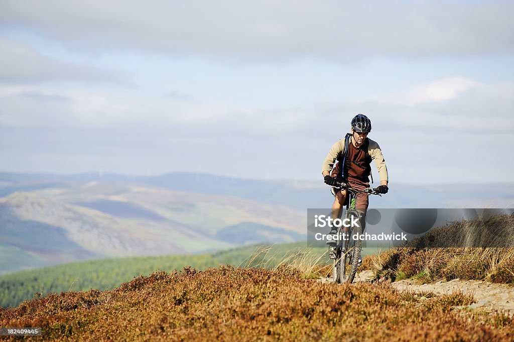 La Moorland ciclismo - Foto de stock de Escocia libre de derechos