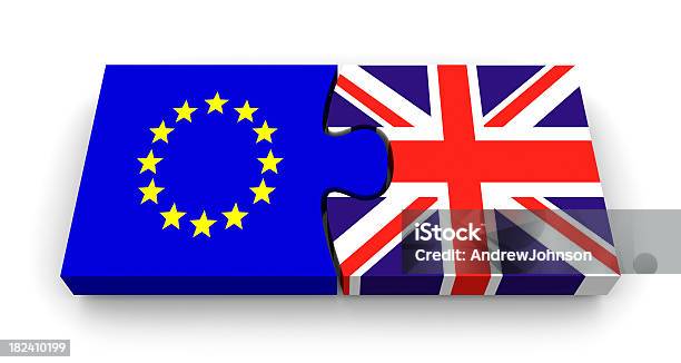 Puzzle De Euro Reino Unido Foto de stock y más banco de imágenes de Bandera - Bandera, Bandera de la Comunidad Europea, Bandera del Reino Unido