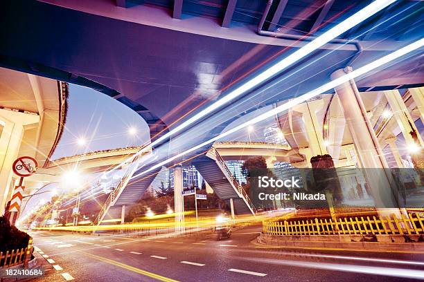 Highway At Night Stock Photo - Download Image Now - Activity, Architectural Column, Architecture