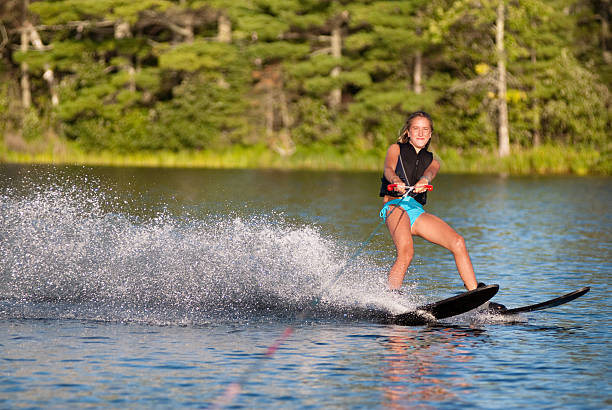 istock Waterskiing Girl 182410850
