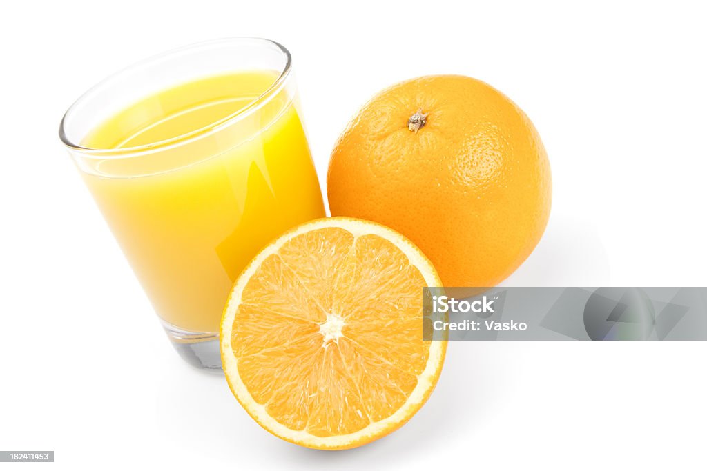 Fresh Orange juice Picture of freshly squeezed orange juice. Breakfast Stock Photo