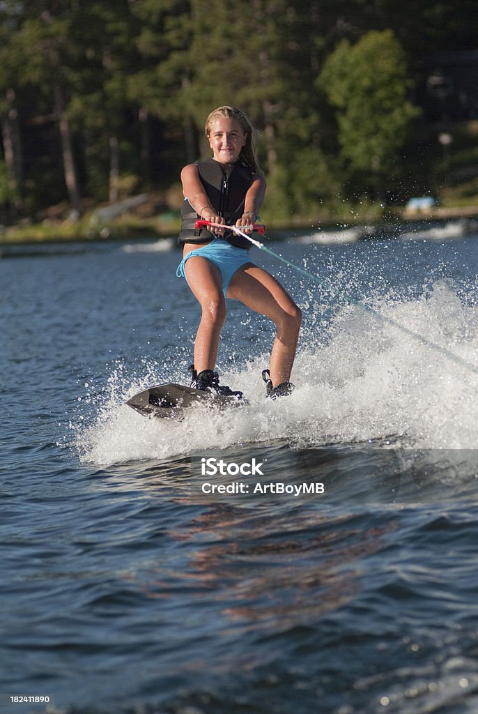 Wakeboard rapariga - Royalty-free Meninas Adolescentes Foto de stock