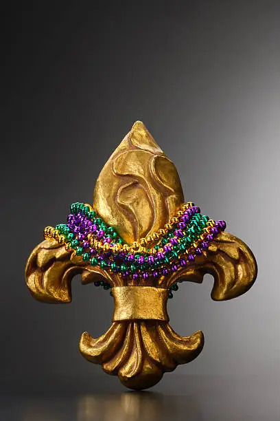 Photo of Fleur De Lys & Mardi Gras Beads