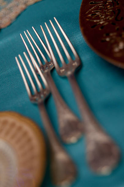 Dinner Forks stock photo