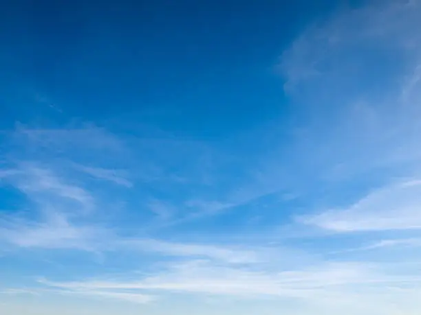 beauty peaceful sky with white clouds great as background