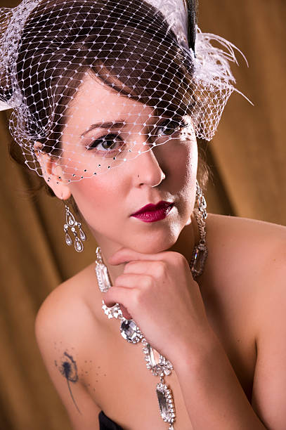 istock Attractive female with Veil 182412510