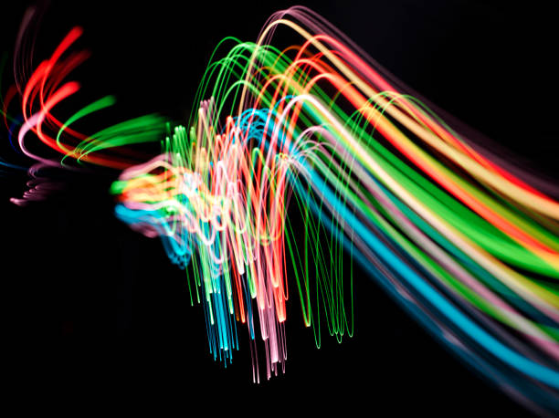 istock Wave of Pyrotechnic Coloured Lights 182412801