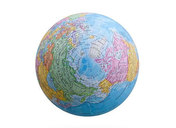 Globe. Northern hemisphere. Globe. Northern hemisphere. To see more Globes images click on the link below: north pole map stock pictures, royalty-free photos & images