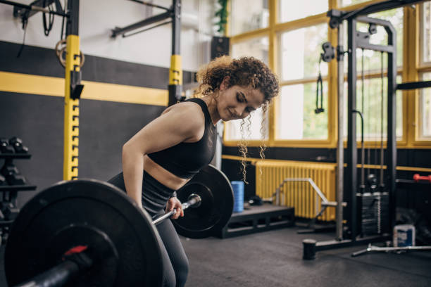 istock Fit woman weightlifting 1824131745