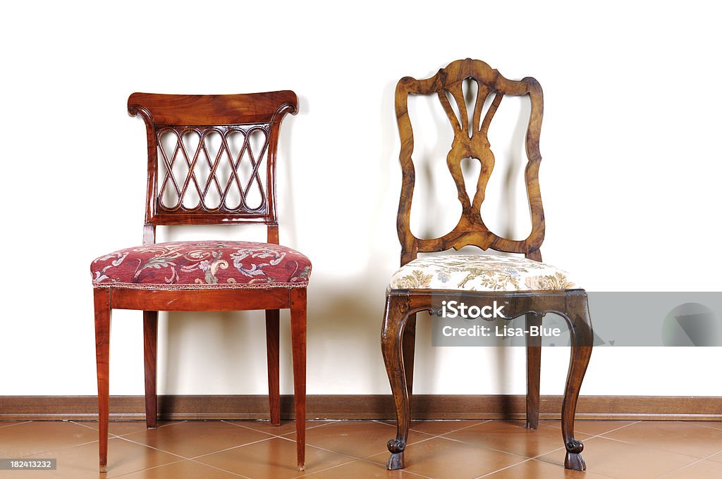 2 つのヴィンテージの椅子 - 古風のロイヤリティフリーストックフォト