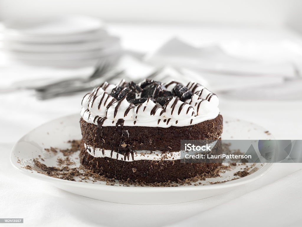 Pastel de Chocolate, galletas y crema - Foto de stock de Alcorza libre de derechos