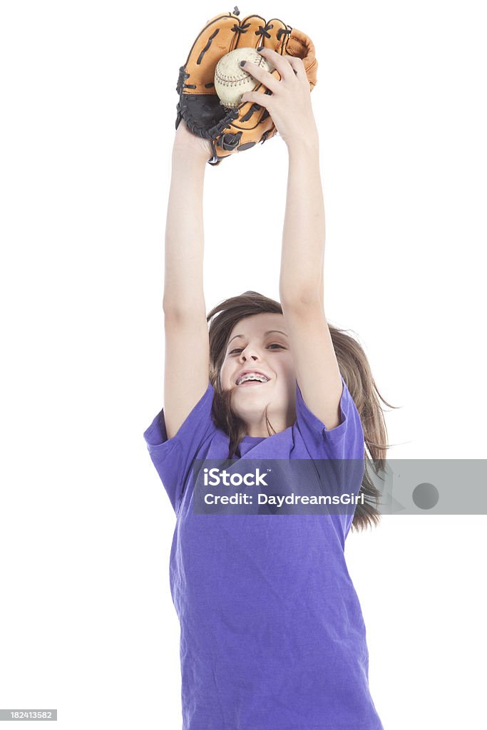 Ball fangen - Lizenzfrei 12-13 Jahre Stock-Foto