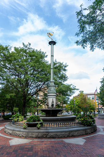 Bunker Hill park fountain